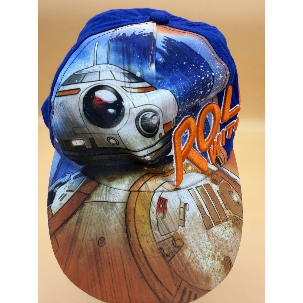 Star Wars BB-8 Kids Snapback Hat Cap Blue Orange 3D Embroidered 2018 Target